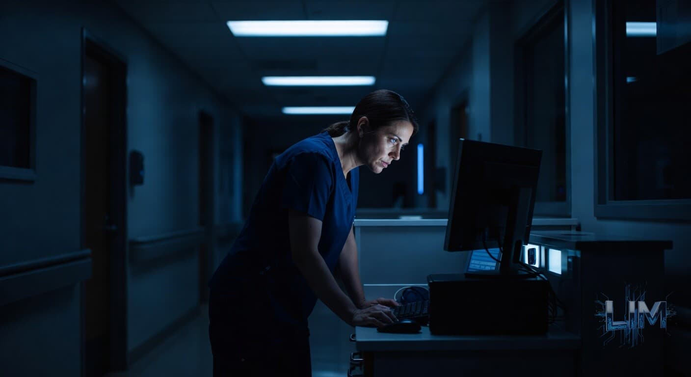 The Nurses Station at 02:00 Runs Fifteen Times Brighter Than the Study