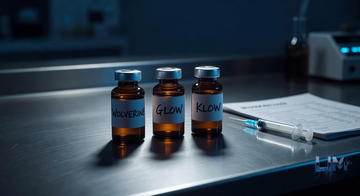 KLOW vs GLOW vs Wolverine: The 2026 Peptide Stack Truth